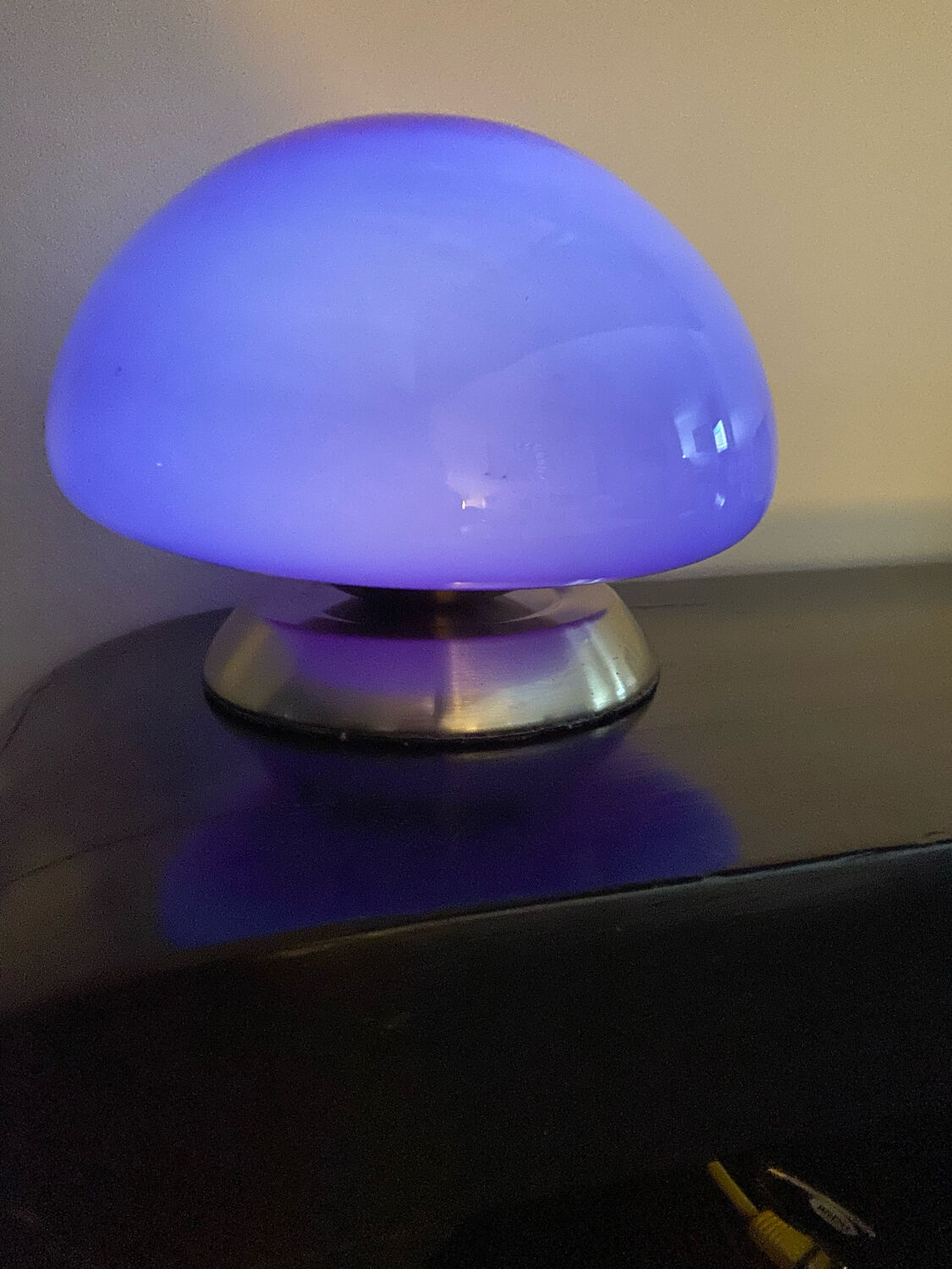 Lampe vintage ovni touch de forme champignon