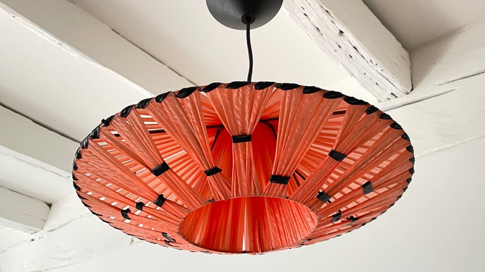 Geometric pendant light from the 50s