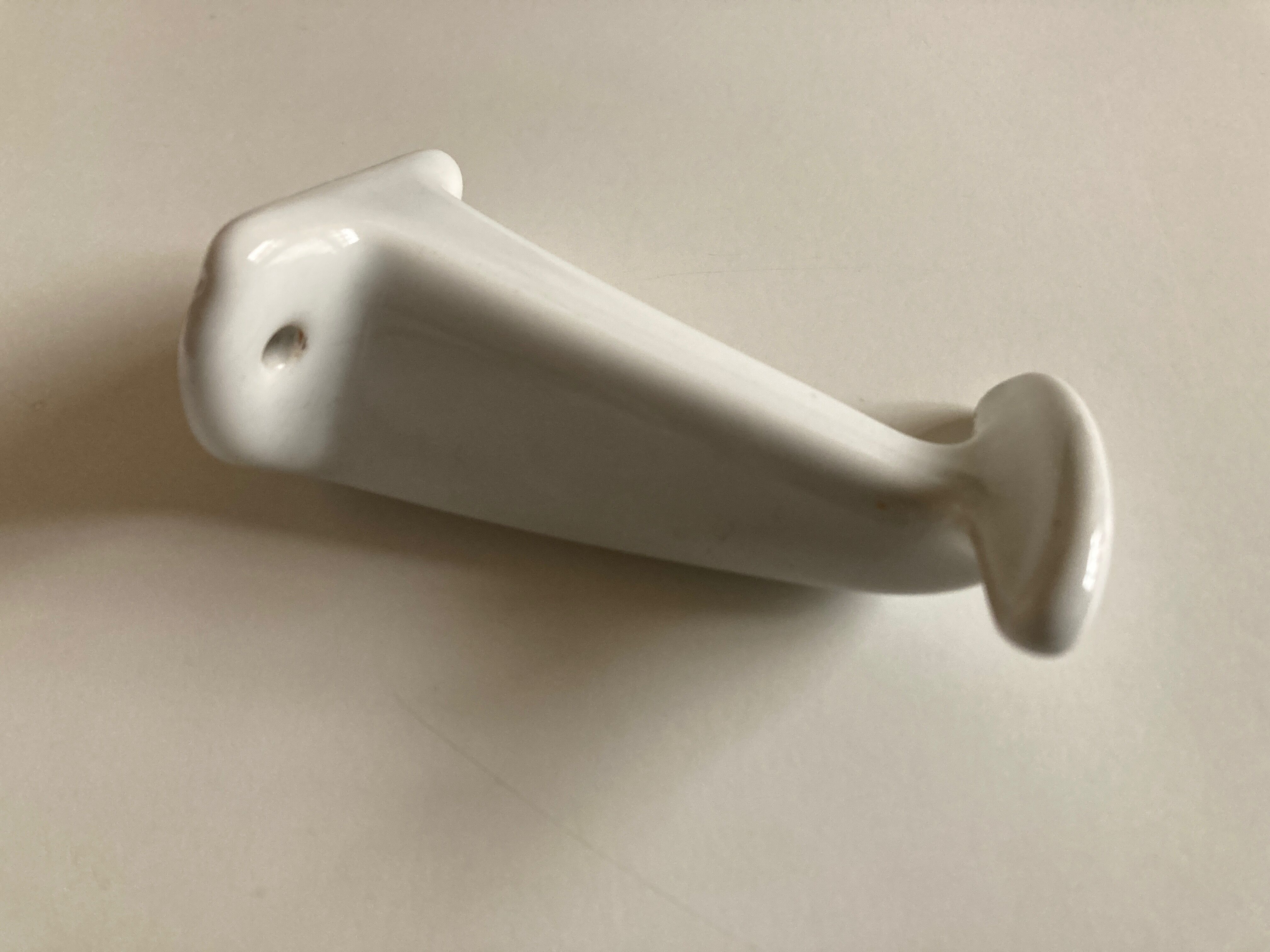 Ceramic bathroom hook