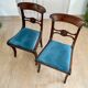 Pair of mahogany chairs XIXth century