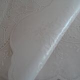 Oilcloth 260 x 150 white flower patterns