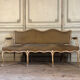 Louis XV bench in carved and painted wood, 18th century