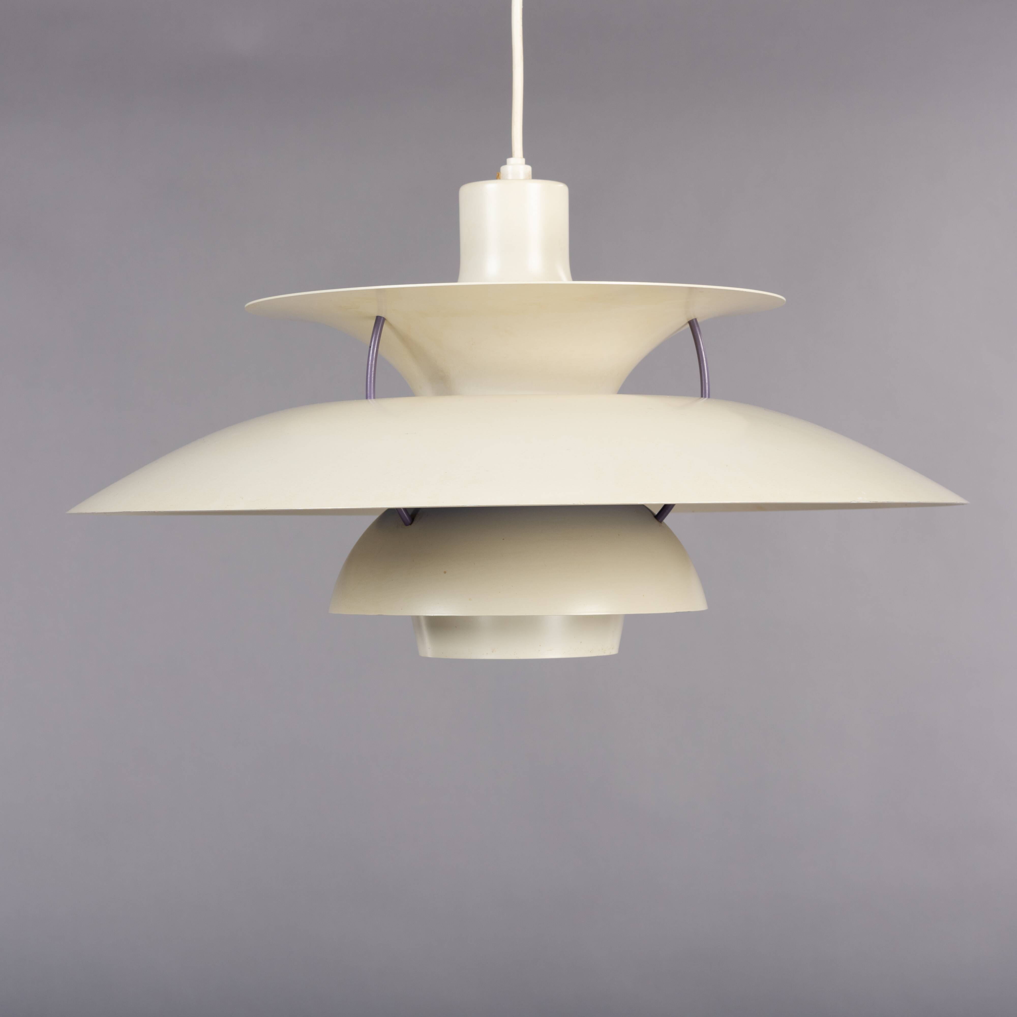 Vintage Danish PH5 pendant light by Poul Henningsen for Louis Poulsen