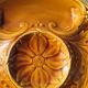 Lot of 6 Giens ceramic artichoke plates