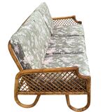 Canapé et fauteuil en rotin des années 70 Italie