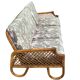 Rattan sofa and armchair from the 70s Italy