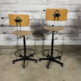 Pair of architect chairs