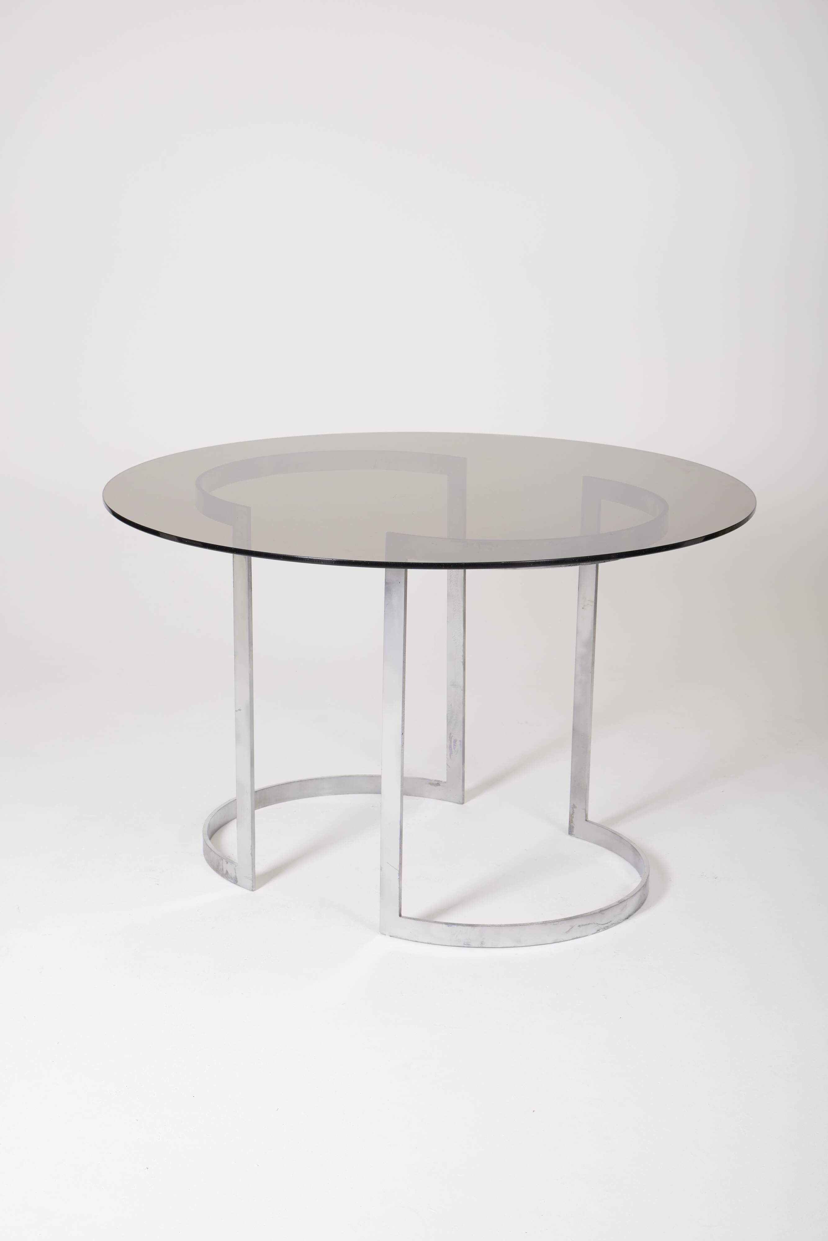 Boris Tabacoff glass table for Roche Bobois