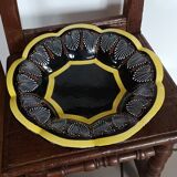 HB Quimper ceramic fruit bowl with beaded decoration