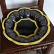 HB Quimper ceramic fruit bowl with beaded decoration