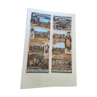 Vintage Double-Sided Circus Poster