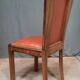 Series of 6 art deco chairs