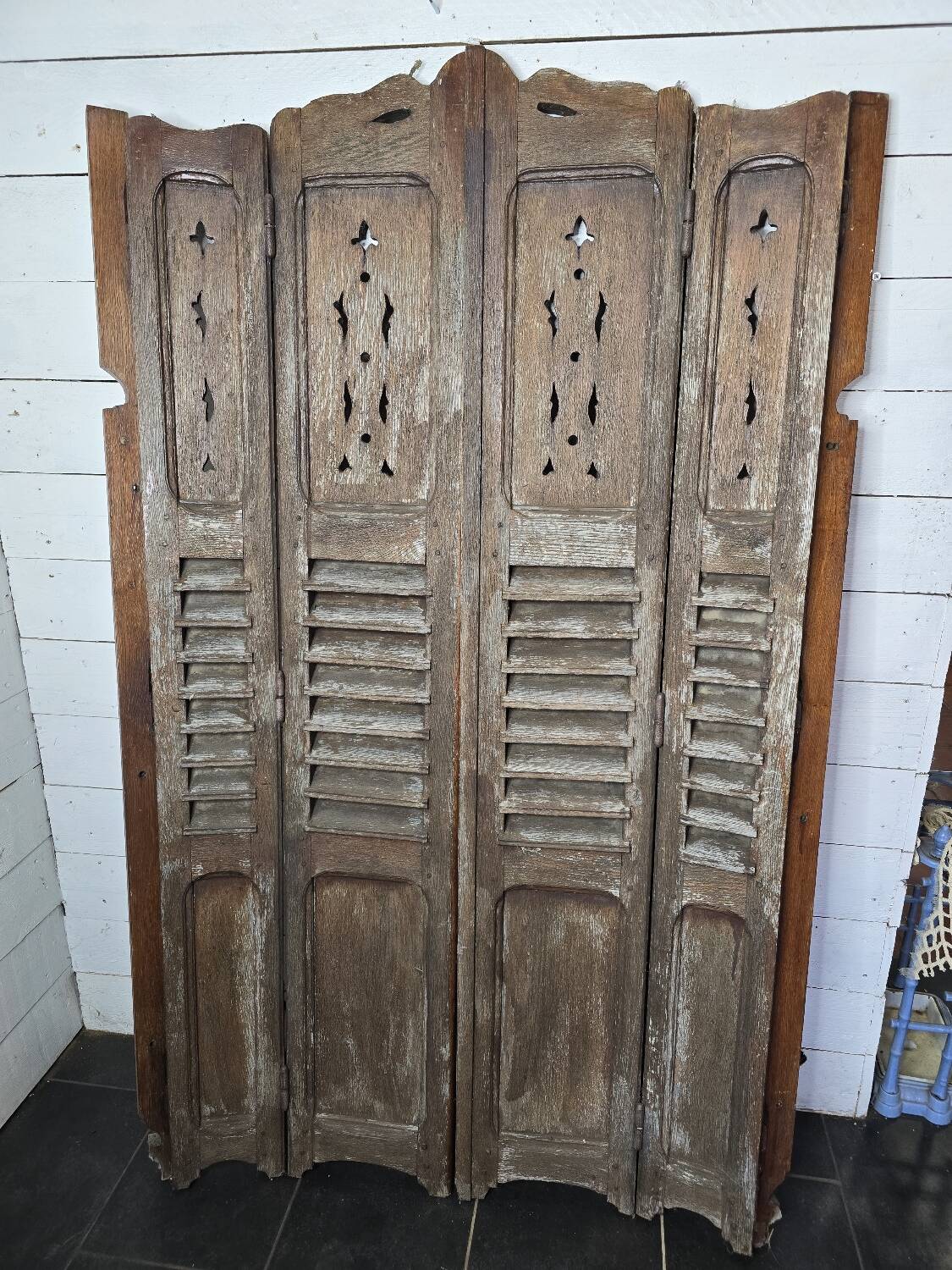 Volets en chêne