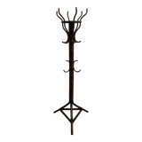 Vintage standing coat rack in bamboo