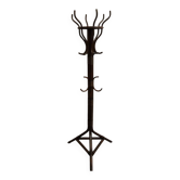 Vintage standing coat rack in bamboo
