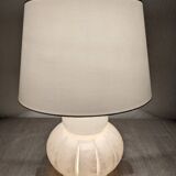 Alabaster ball lamp from the 60s/70s
