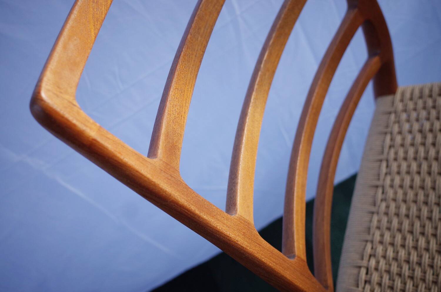 4 x danois Niels O. Møller sur teck, modèle 82