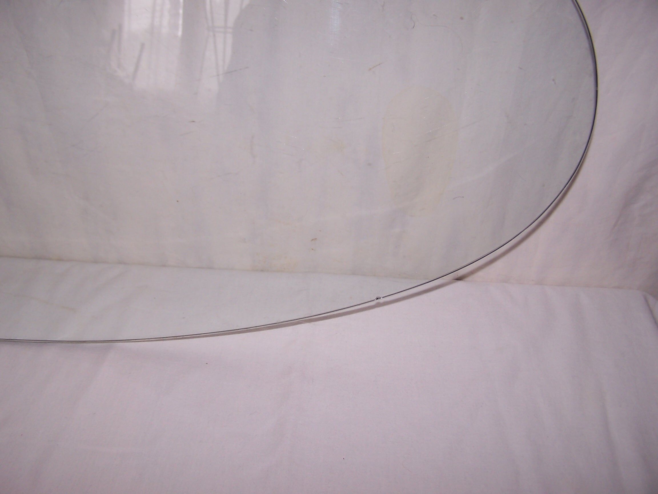 Italian coffee table oval ram feet - 60s
