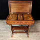 Louis XV Style Middle Side Table In Marquetry