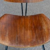 PAIR FOLDING-CHAIRS S88 BY OSVALDO BORSANI FOR TECNO
