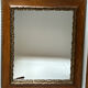 Antique moulded wooden mirror 54 x 47 cm