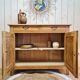 Buffet ancien en bois massif 2 portes et 2 tiroirs rénové