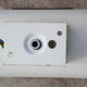 Beautiful and large pair of UFO wall light age spage, 70s