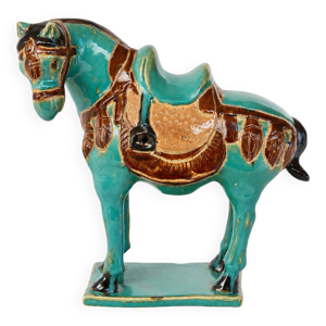 Cheval vintage en ceramique