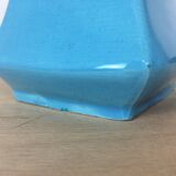 Roberto Rigon vase in blue ceramic