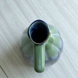Bottle, pitcher, Denbac style ceramic.