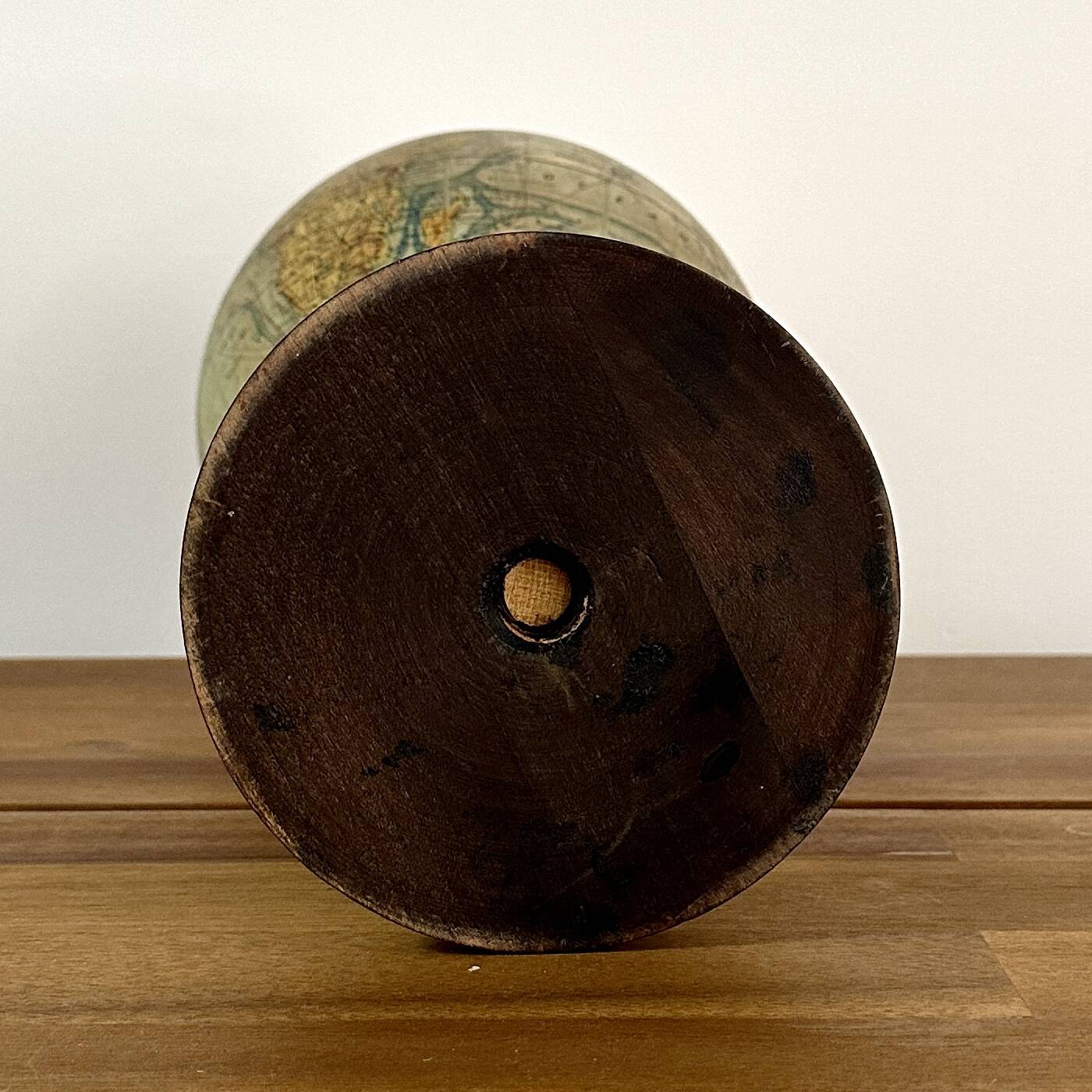Terrestrial globe j. forest, geographical publisher in paris - early 20th century