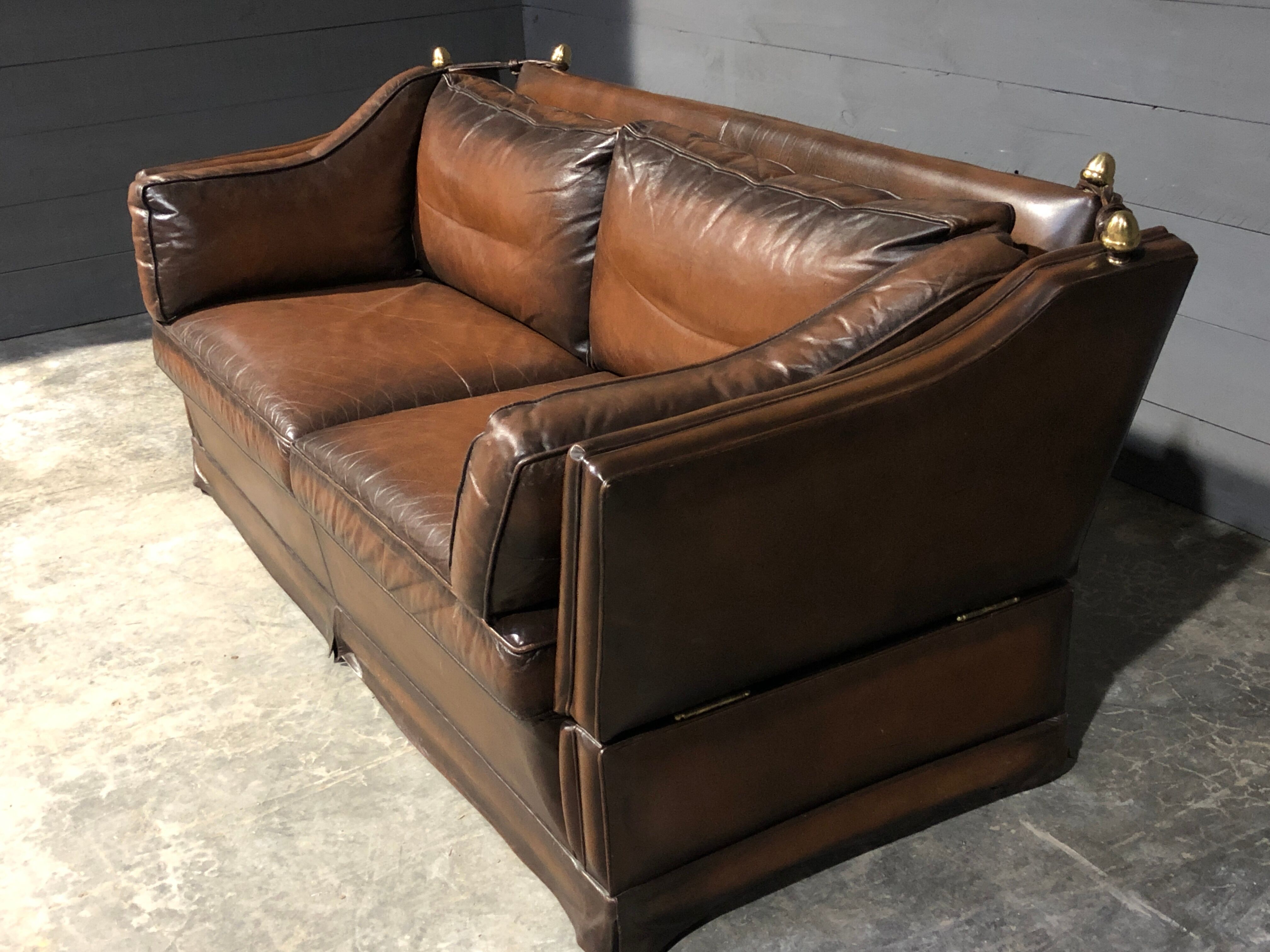 Leather sofa