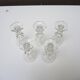 5 Metternich Style Crystal Stemmed Glasses H 13 cm