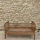 Rattan bed and wicker