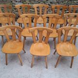Set of 12 bistro chairs