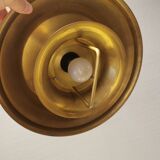 Hanging lamp in solid brass 1970s Denmark
