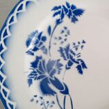 6 dessert or cheese plates in old earthenware Digoin Sarreguemines - Model Annick - Vintage