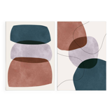 2 abstract art prints. A2 (42x59.4cm).