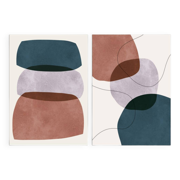 2 abstract art prints. A2 (42x59.4cm).