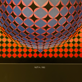 Poster victor vasarely - nutt-a, 1983