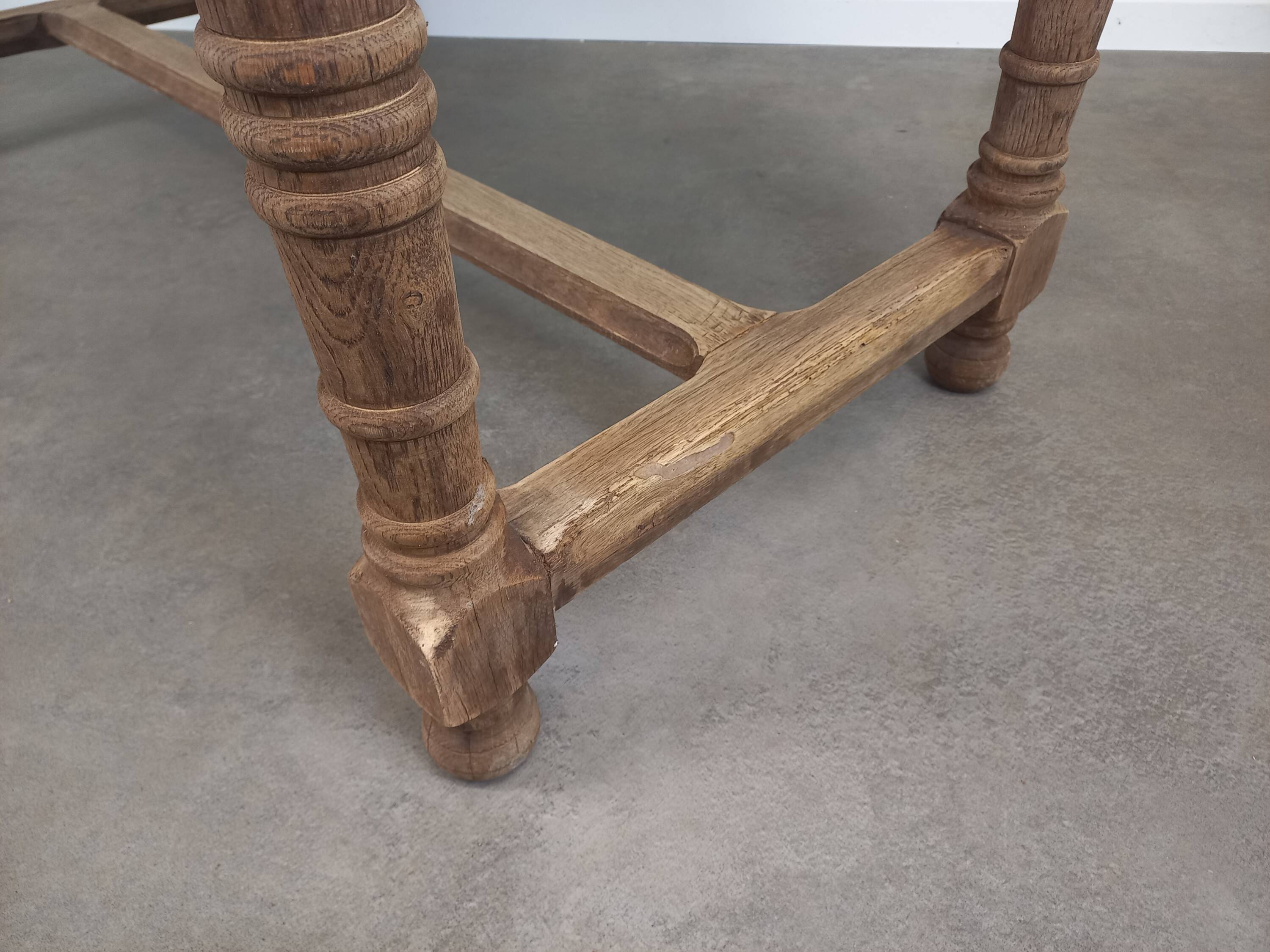 Oak farm table 158 cm