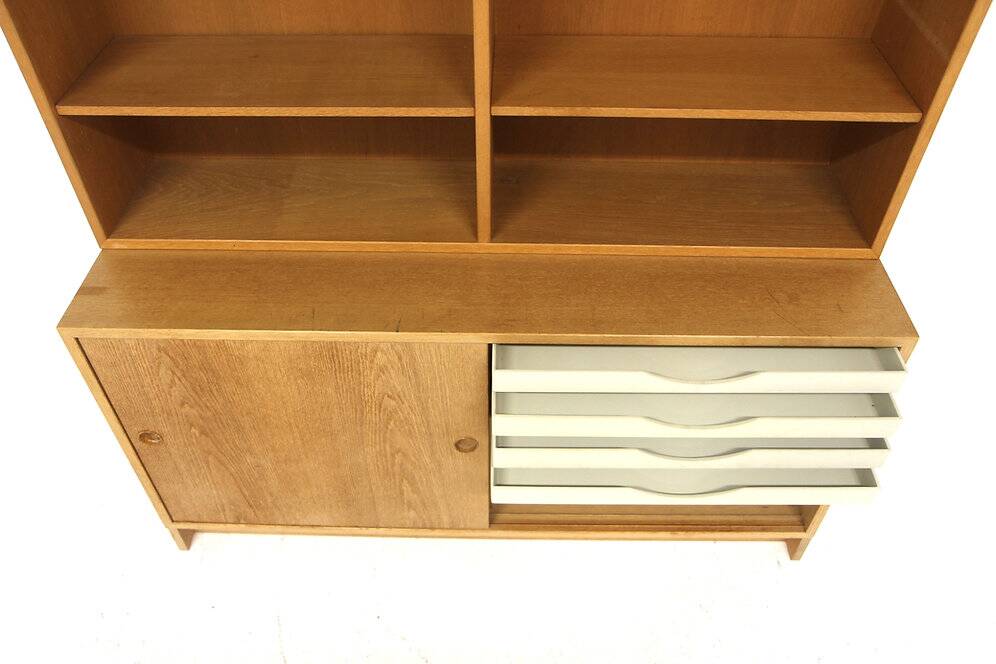 Bibliothèque scandinave en chêne "öresund", Børge Mogensen, Suède, 1960