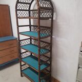 Rattan shelf