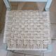 Set of two children's chairs in wood, jute and sisal