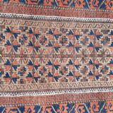 Hand knotted wool rug 76x117cm