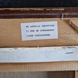 Christian Xapella (1927-2021) - Oil on canvas - Saint Nazaire Cathedral