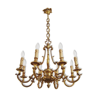 Lustre ancien en bronze