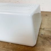 Vintage Wall Or Ceiling Light with Milk Glass, 1970s