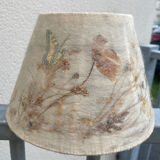 Paire d’abats- jour artisanale vintage