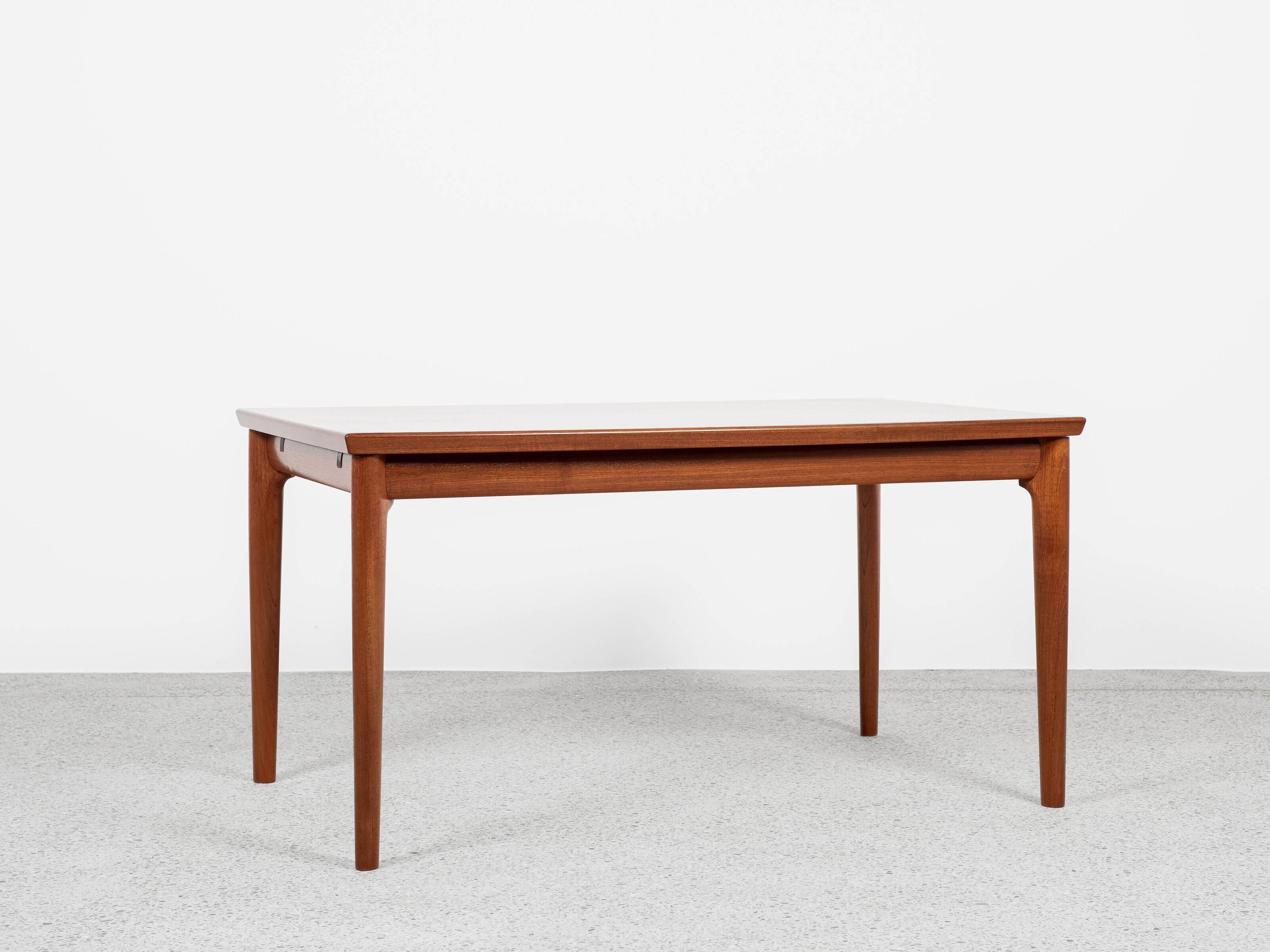 Midcentury Danish dining table in teak by Grete Jalk for Glostrup 1960s